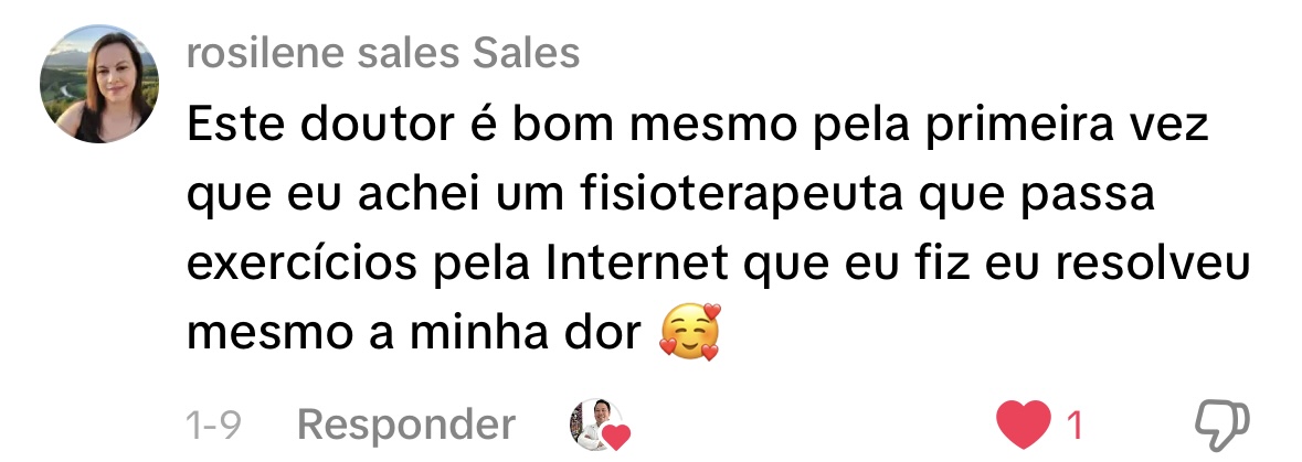 Depoimento de paciente sobre o Metodo Coluna Power