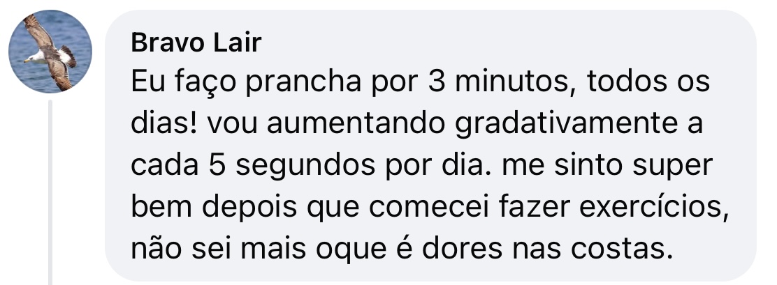 Depoimento de paciente sobre o Metodo Coluna Power