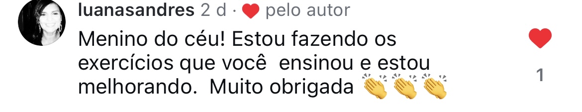 Depoimento de paciente sobre o Metodo Coluna Power